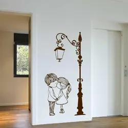 Stickers in the interior of hallways
