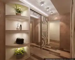 Photo of the interior of the hallway plasterboard