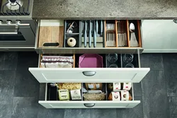 Drawers In The Kitchen Interior Photo