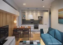 Kitchen design 37 sq m