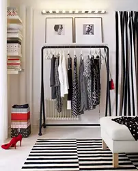 Floor hangers in the bedroom photo