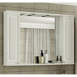 Mirror cabinet for bathroom photo