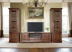 Living rooms made of solid wood photos