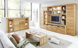 Living Rooms Made Of Solid Wood Photos