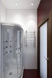 Toilet combined with bathtub shower cabin Khrushchev photo