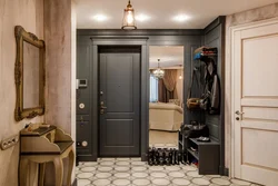 Square hallway design 8 sq.m.