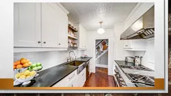 Tiles To The Ceiling In The Kitchen Interior