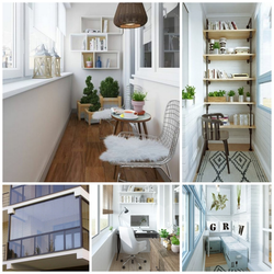 Loggia as a photo storage place