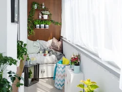 Loggia as a photo storage place