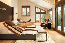 Country house style bedroom design