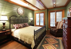 Country house style bedroom design