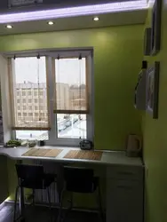 Фото Кухни В Хрущевке С Подоконником Столом