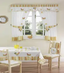 Дизайн штор для кухни дач