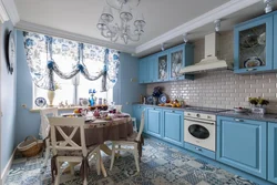 Kitchen color in Provence style photo