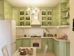 Цвет кухни в стиле прованс фото