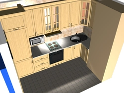 Kitchen Design 10 M With Ventilation Duct