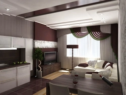 Design a living room kitchen project