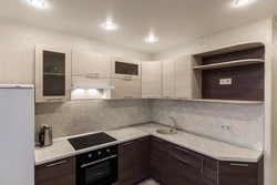 Chocolate beige kitchen photo