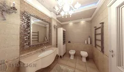 Дэкаратыўная тынкоўка і плітка ў ванным пакоі фота