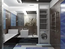Bathroom and toilet hallway design