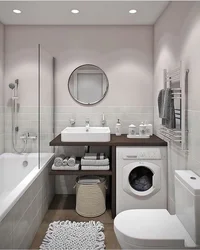 Bathroom design with shower and toilet panels