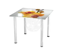 Photo Of Glass Tables For The Kitchen With A Pattern