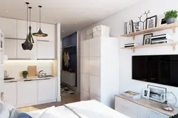 Studio kitchen design 27 sq m