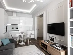 Kitchen design living room 20 sq m peak
