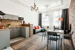 Kitchen design living room 20 sq m peak