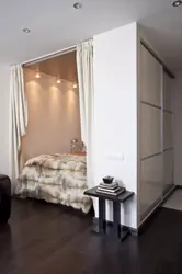 Studio apartment with separate bedroom photo