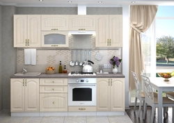 Jasmine color in the kitchen interior