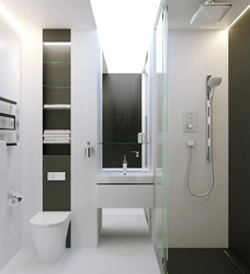 Bathtub with shower niche photo