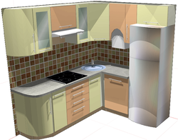 Kitchen design size 2 5 by 5