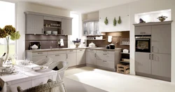 Kitchen Design In Cashmere Color