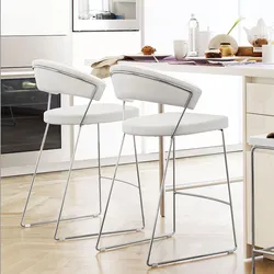 Chairs with metal legs for the kitchen photo