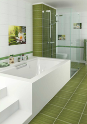 Birch bath tiles photo