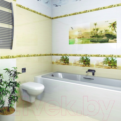 Birch bath tiles photo