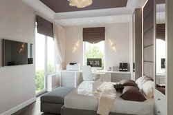 Corner bedroom design with one window