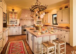 Ethnic style in the kitchen interior
