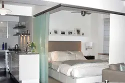 Квартиры студии фото спальня и кухня