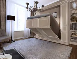 Жатын бөлмесіндегі диван бар гардероб фото