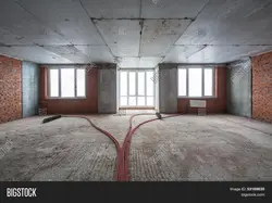 Unfinished apartment photo in a new building