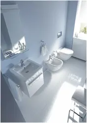 Bathroom design with bidet and toilet