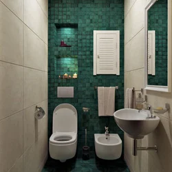 Bathroom design with bidet and toilet