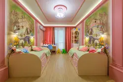 Children's rooms design photo in an apartment for one