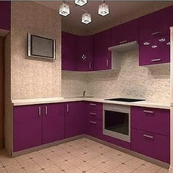 Сирень қызғылт ас үй интерьері