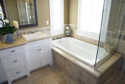 Bathroom screen design photo