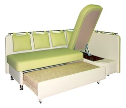 Folding bed in the kitchen photo