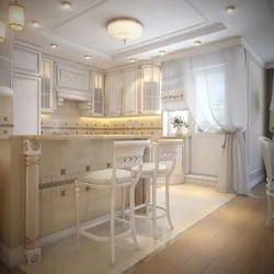 Kitchen interior ceiling classic
