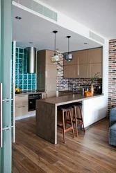 Separate Kitchen In Studio Photo
